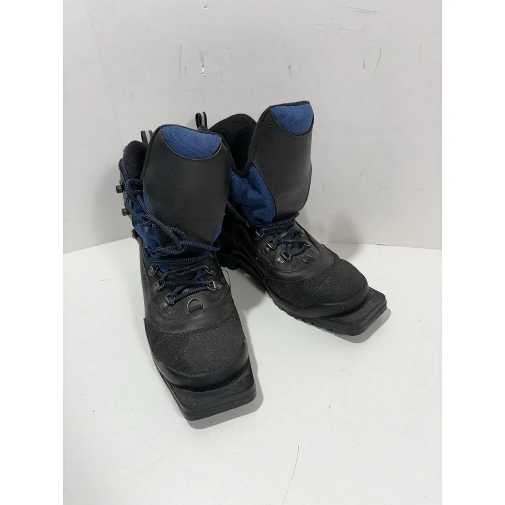KARHU CONVERT Backcountry Cross-Country 75mm Ski‎ Boots Men's 9.5 M Black Blue